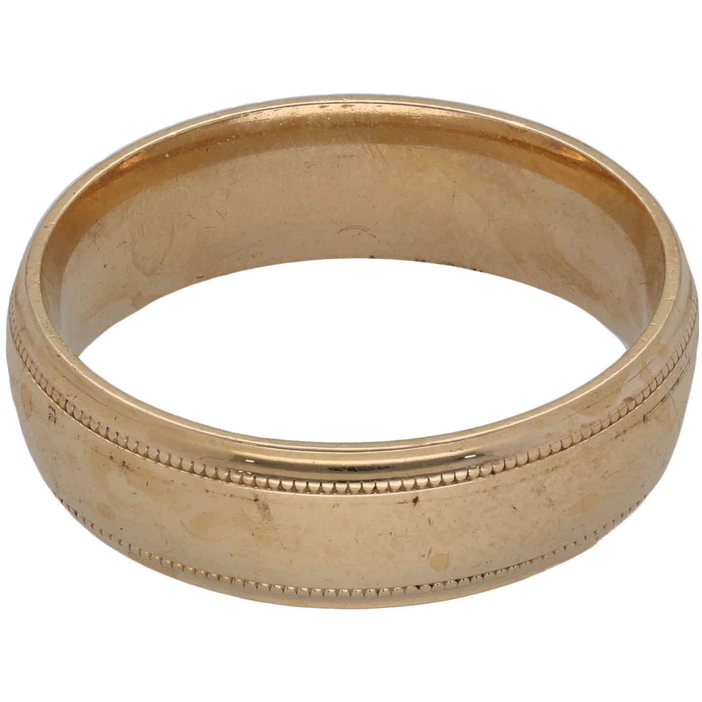 9ct Gold Plain Wedding Ring Size S