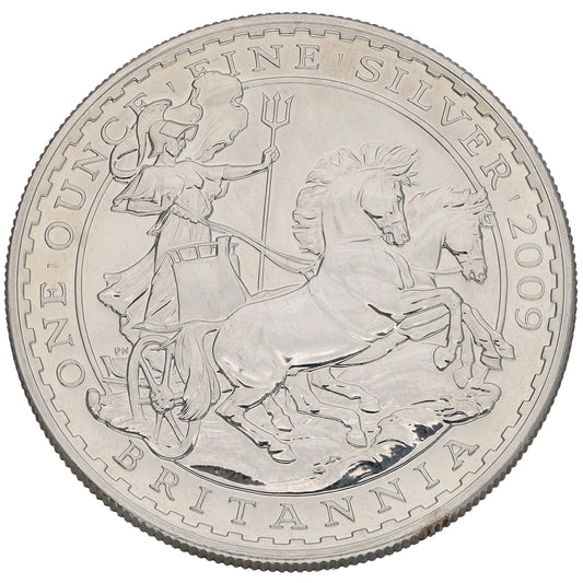 Fine Silver Queen Elizabeth II 1 OZ Britannia Coin 2009