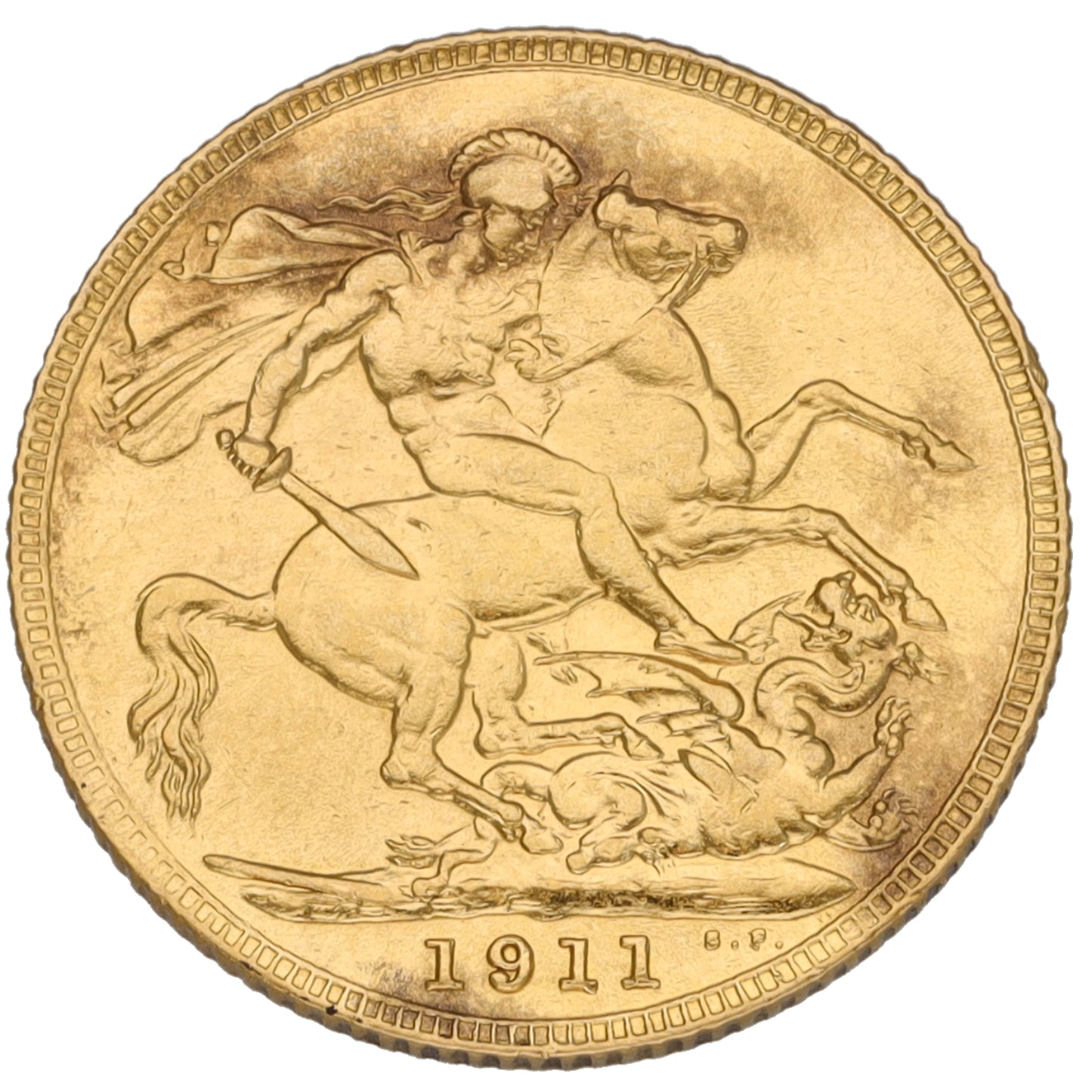22ct Gold King George V Full Sovereign Coin 1911