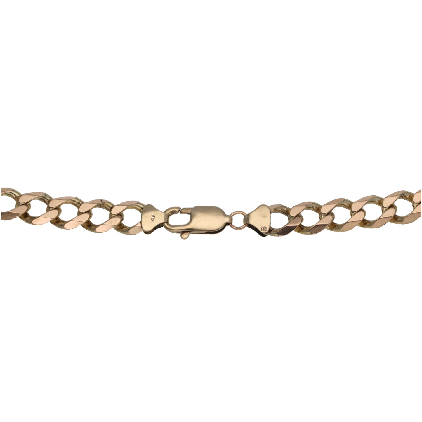 9ct Gold Curb Chain 22"