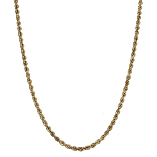 9ct Gold Rope Chain 24"