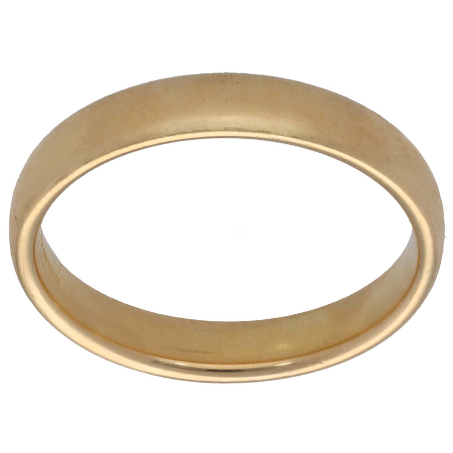 18ct Gold Plain Wedding Ring Size S