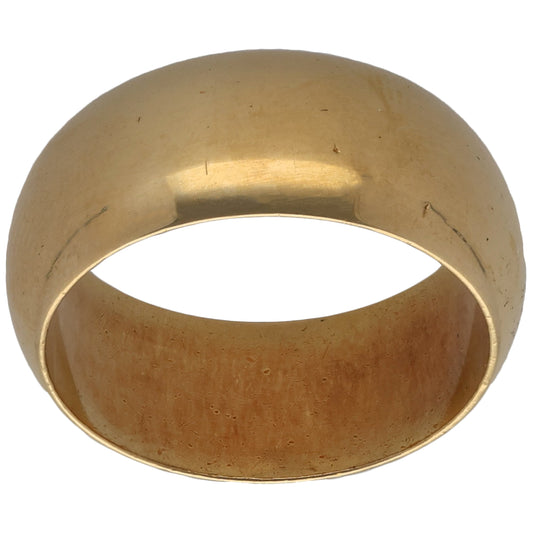 18ct Gold Plain Wedding Ring Size L