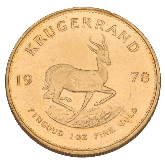 22ct Gold 1 OZ Krugerrand Coin 1978