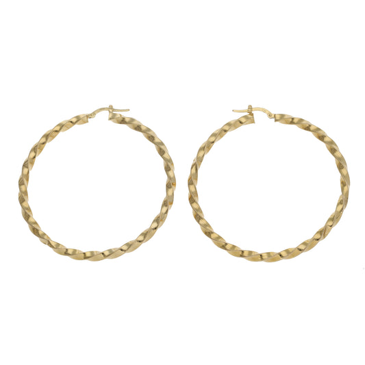 9ct Gold Hoop Earrings