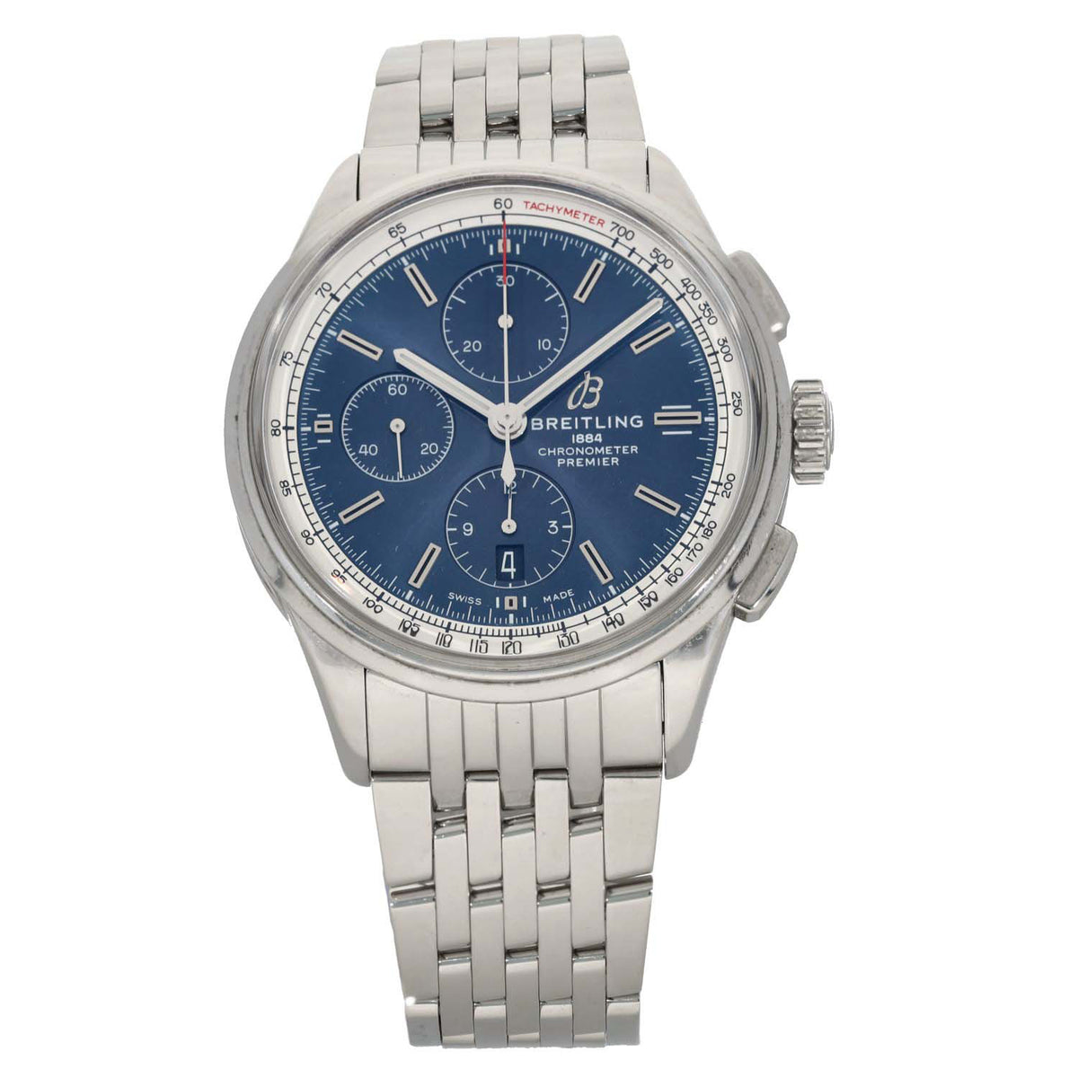 Breitling Premier Chronograph A13315 42mm Stainless Steel Watch