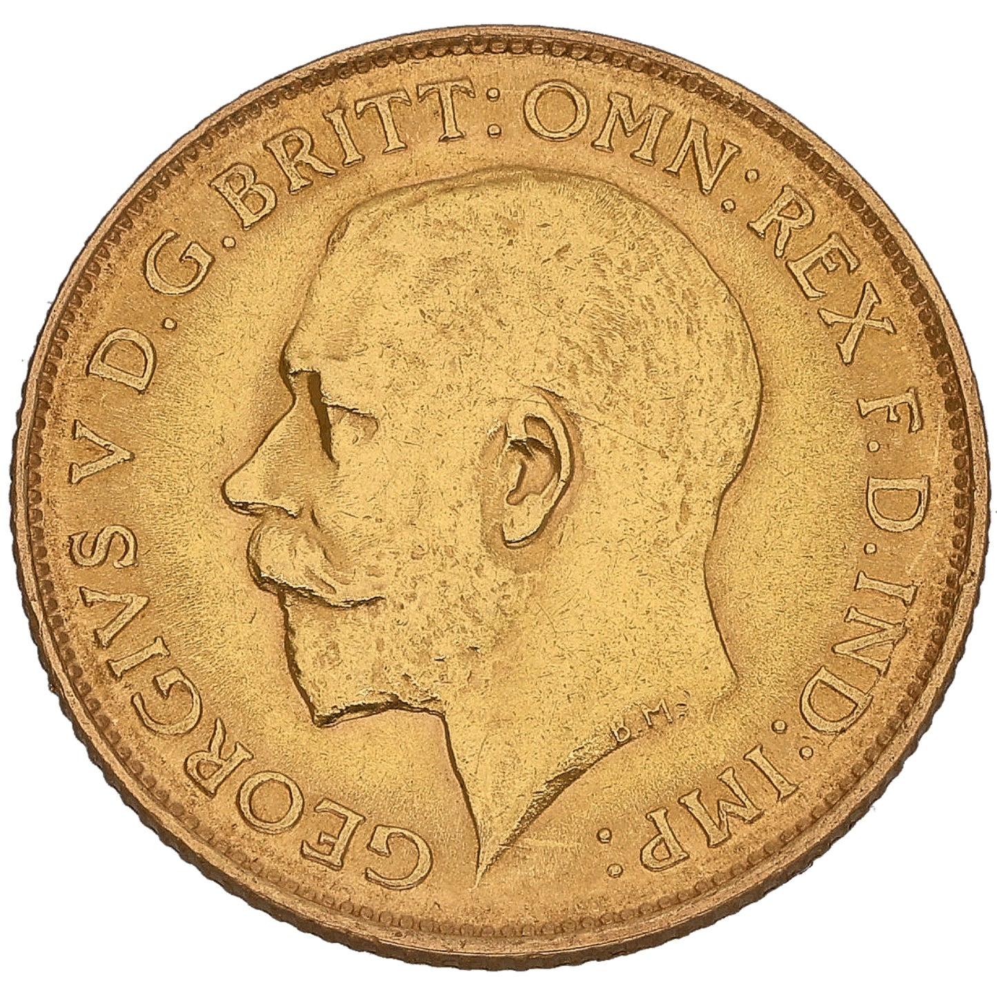22ct Gold King George V Half Sovereign Coin 1912
