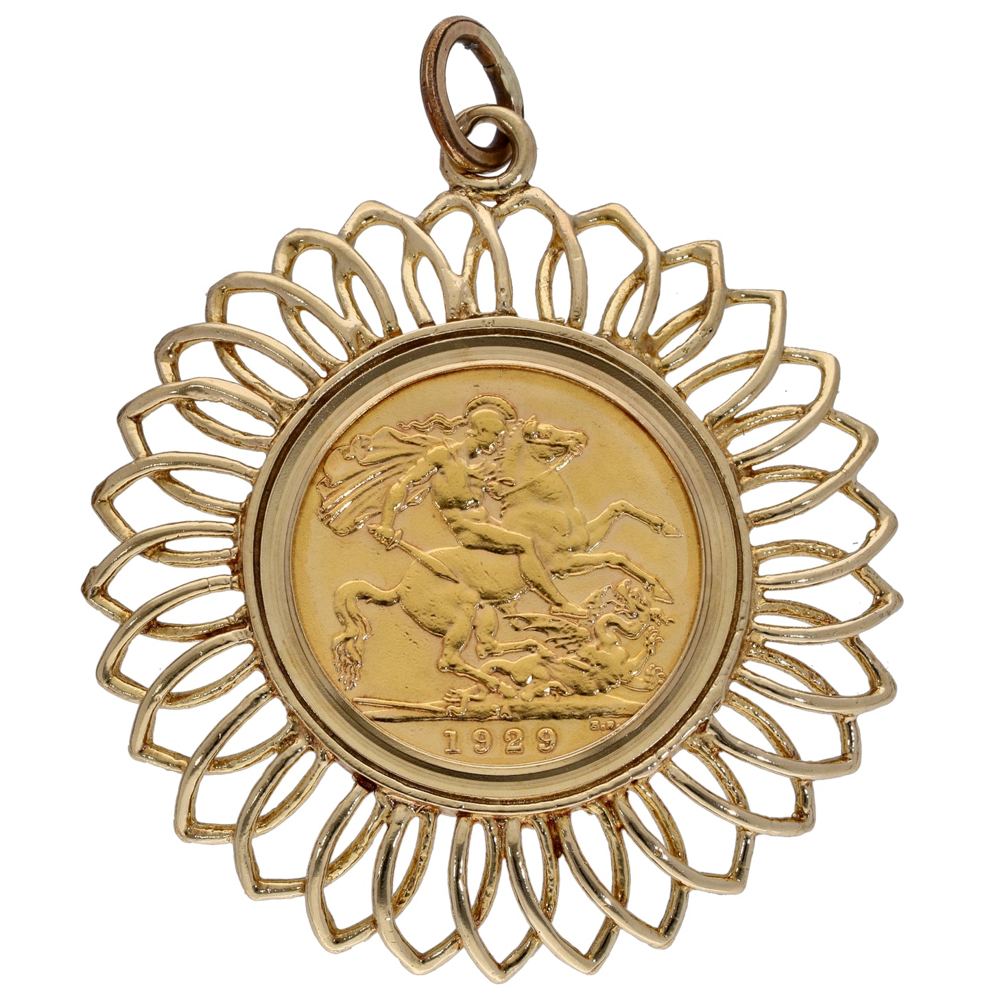9ct Gold Coin Pendant