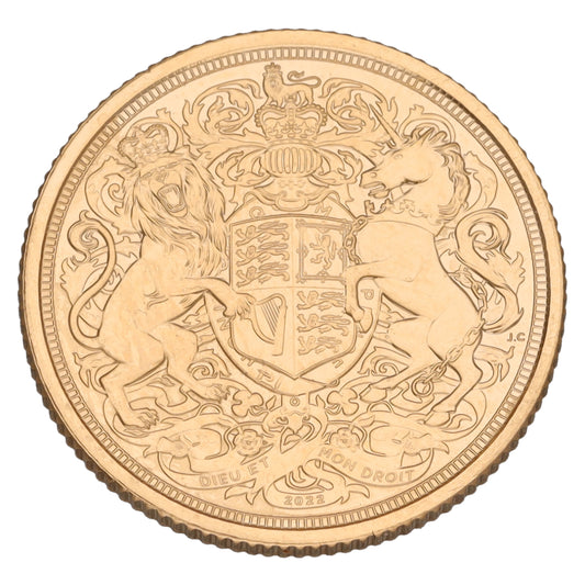 22ct Gold King Charles III Full Sovereign Coin 2022