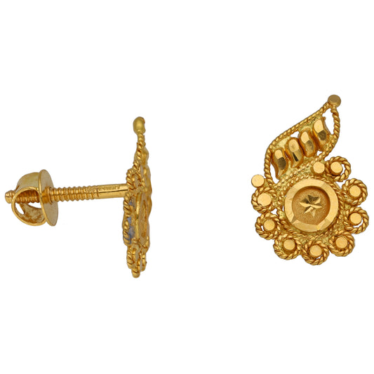 22ct Gold Stud Earrings