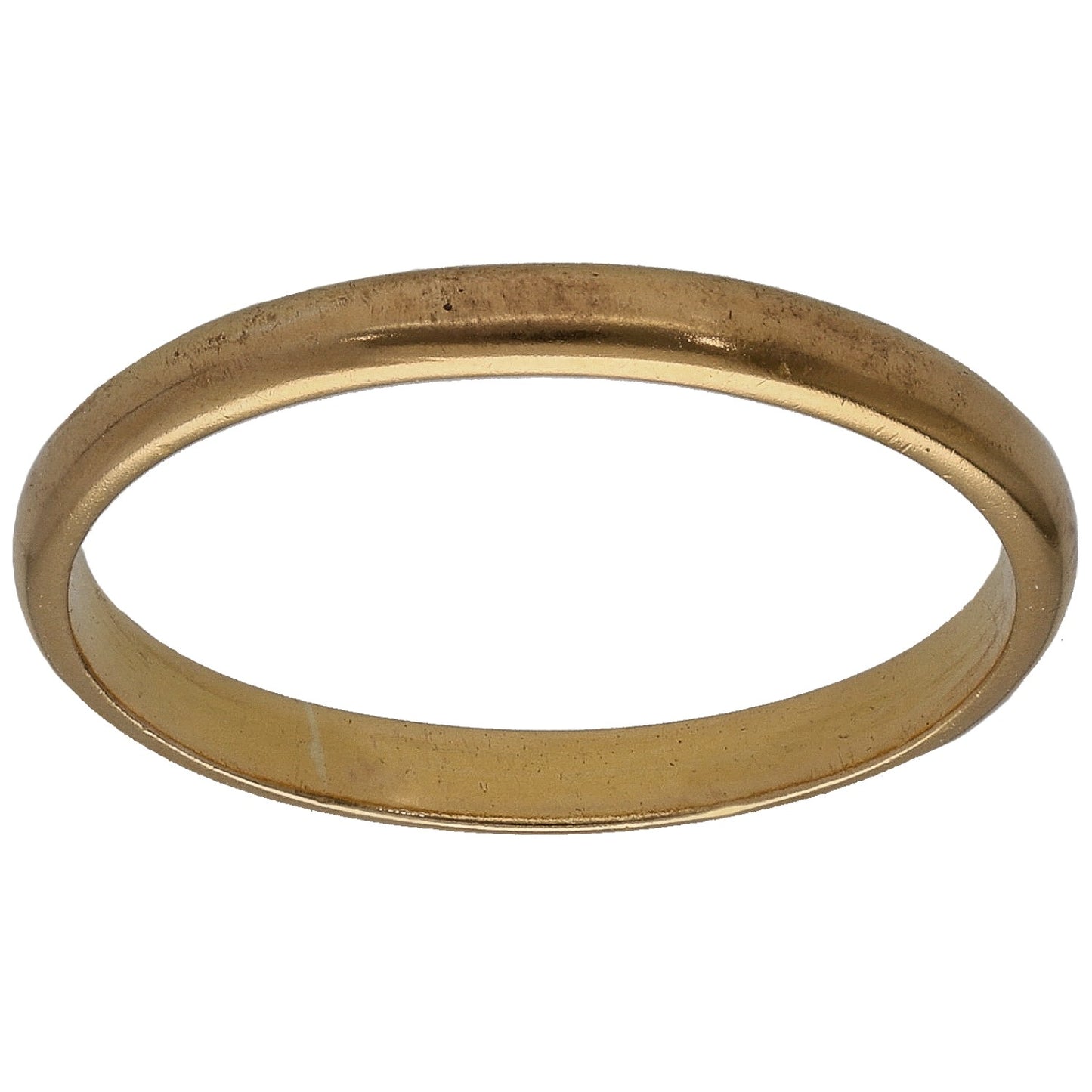 22ct Gold Plain Wedding Ring Size L