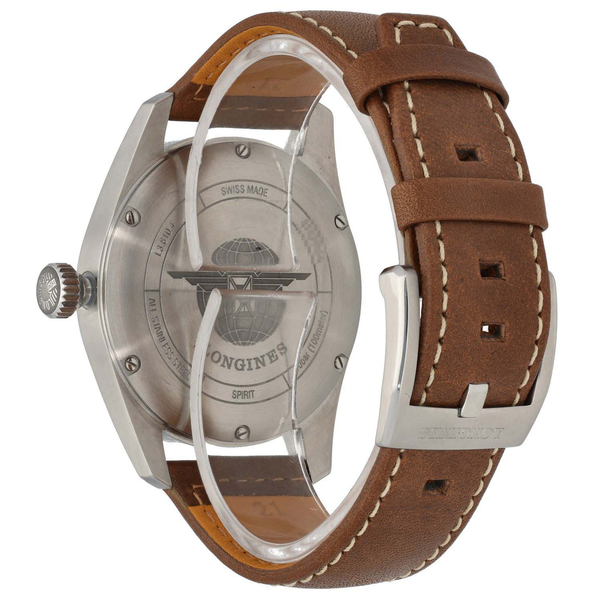 Longines Spirit L3.810.4 40mm Stainless Steel Watch