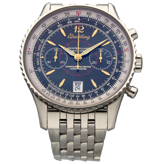 Breitling Montbrillant A48330 43mm Stainless Steel Watch