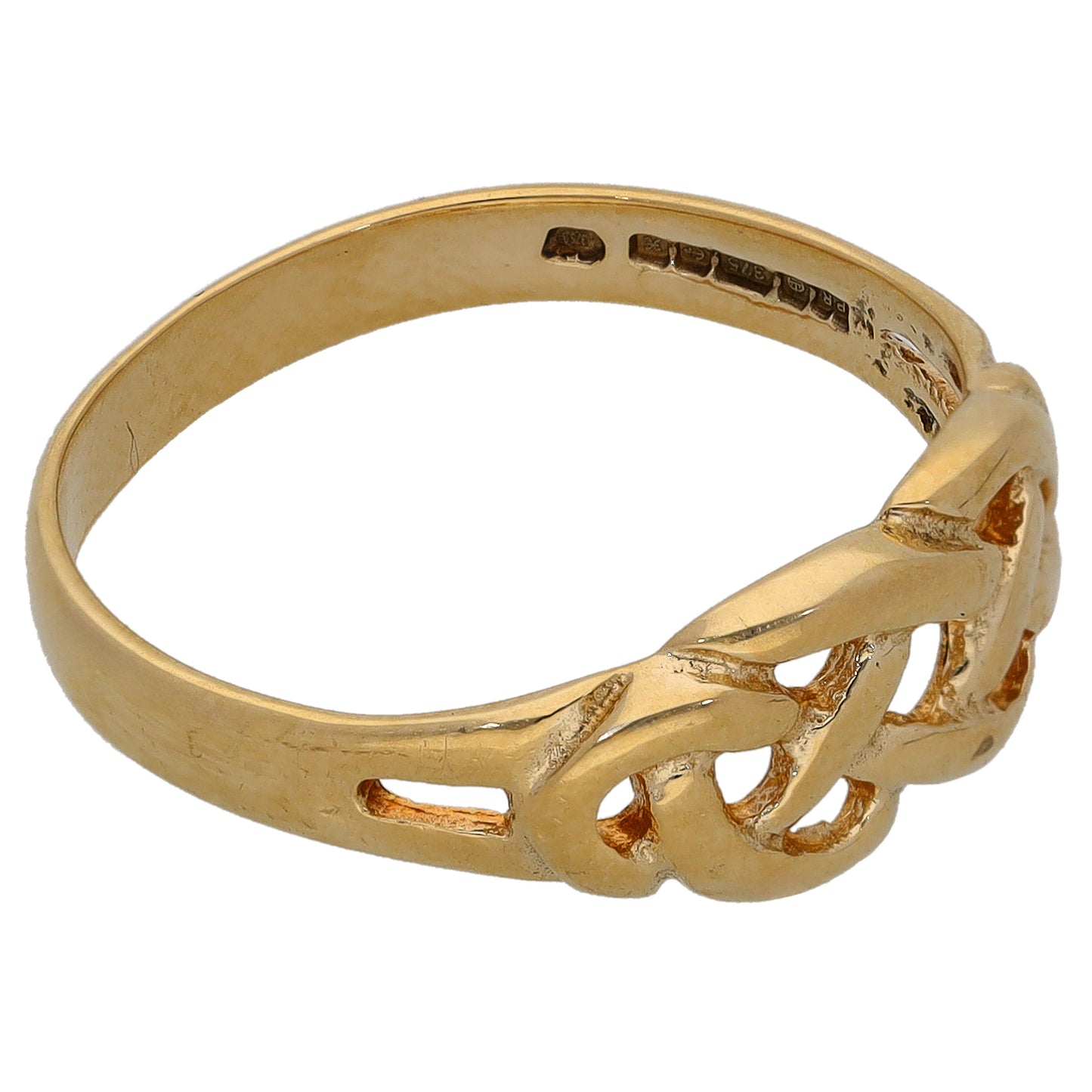 9ct Gold Alternative Ring Size O