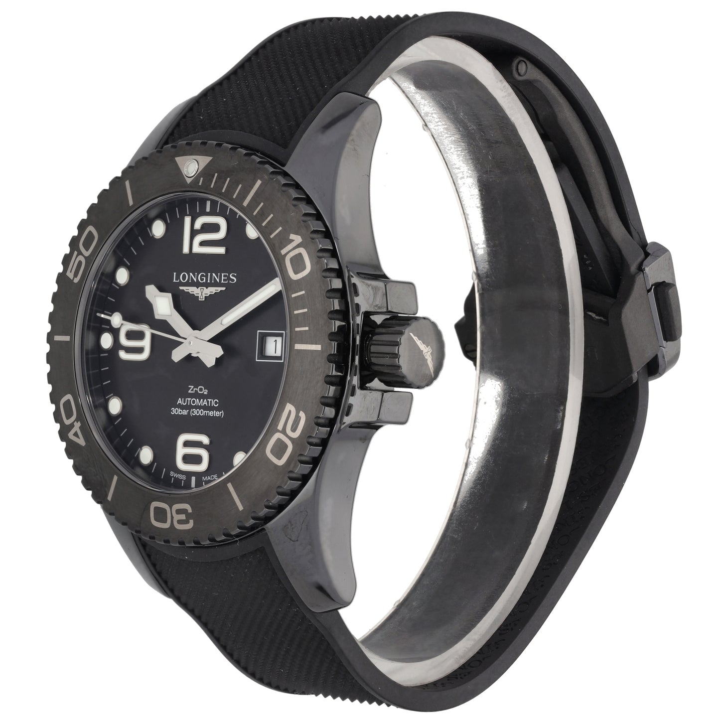 Longines Hydro Conquest 3.784.4 43mm Ceramic Watch
