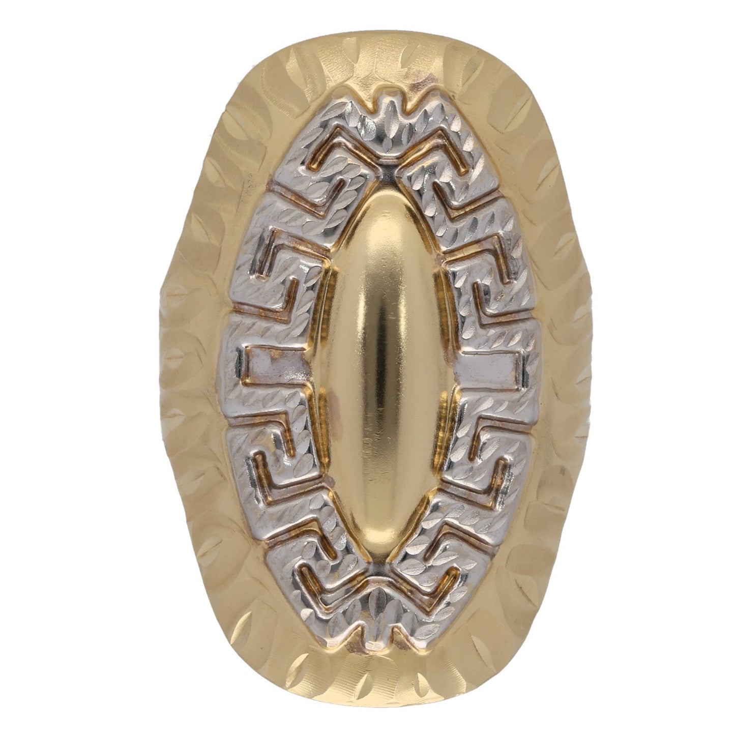 14ct Bicolour Gold Alternative Ring Size N