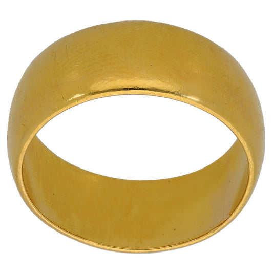 22ct Gold Plain Wedding Ring Size O