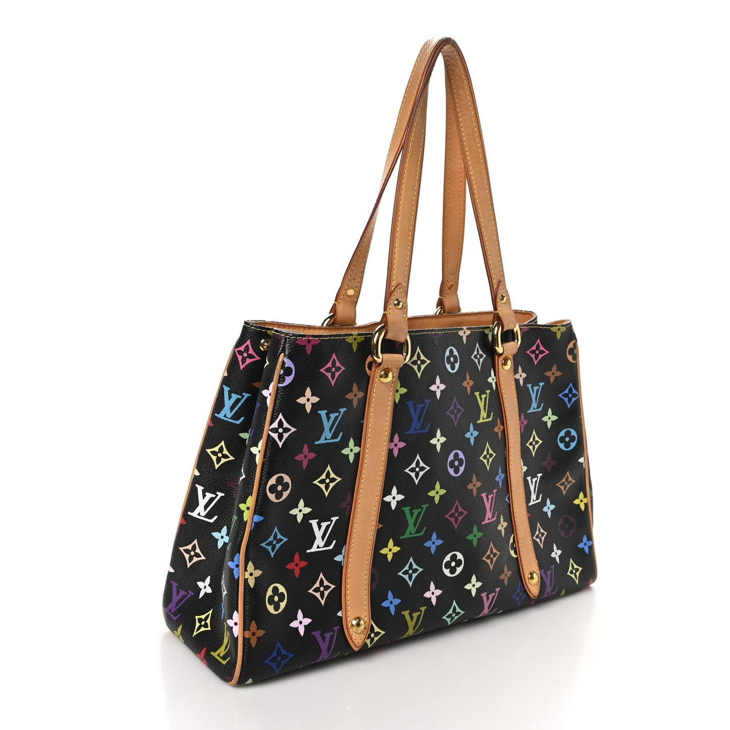Louis Vuitton Aurelia MM Multicolour Monogram Coated Canvas Bag - Black