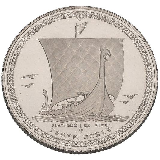 Platinum Isle Of Man 1/10 OZ Noble Coin 1984