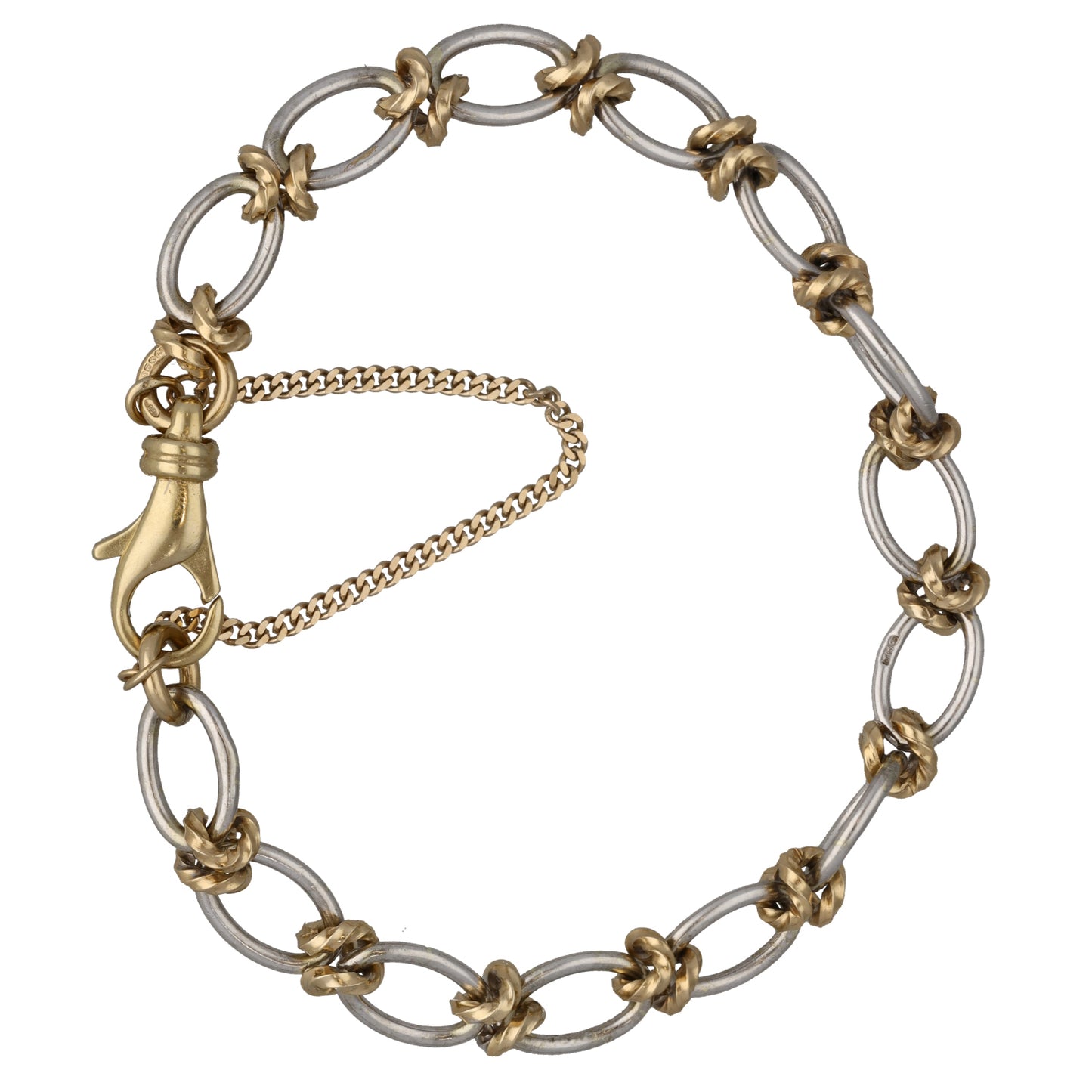 9ct Bi-Colour Gold Alternative Bracelet