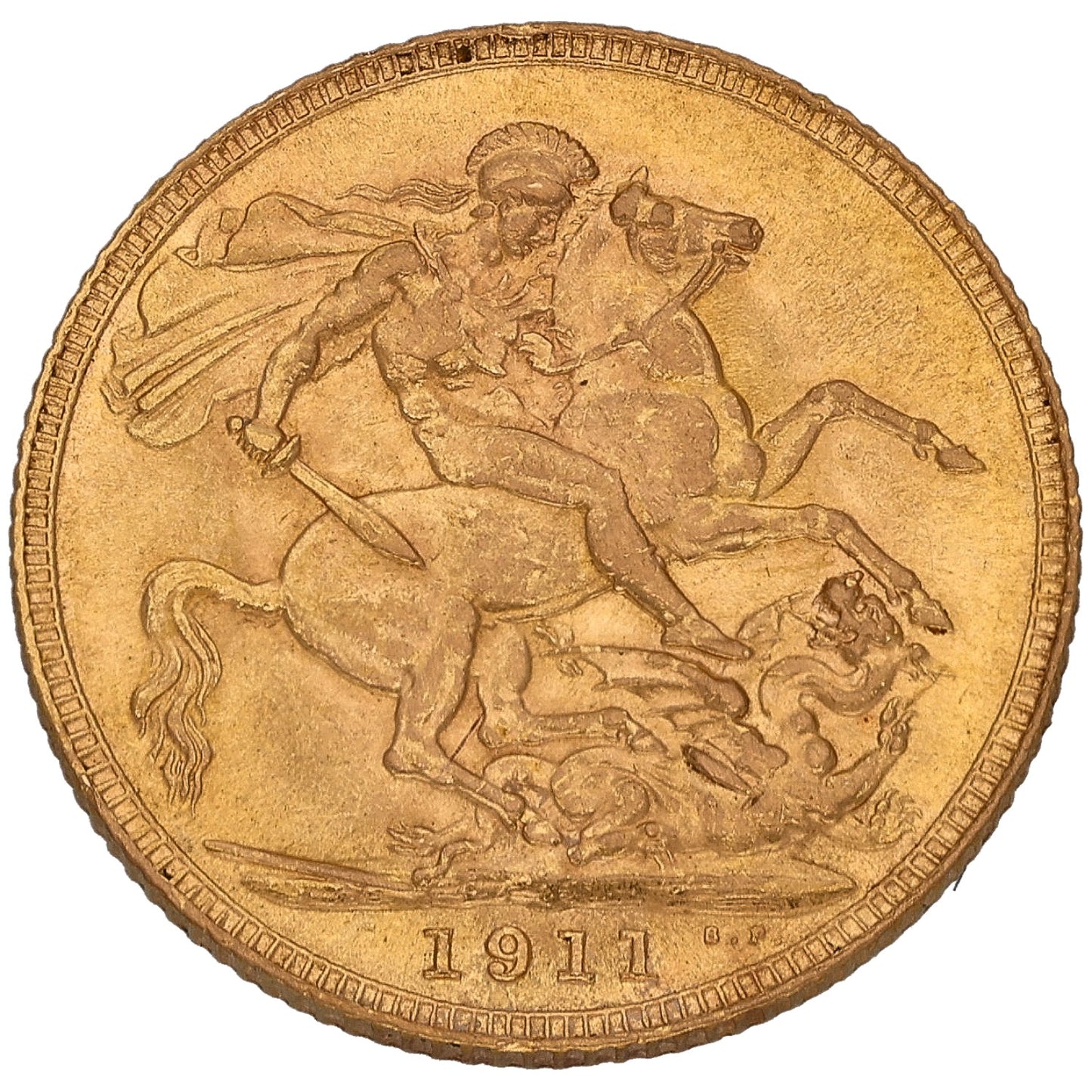 22ct Gold King George V Full Sovereign Coin 1911