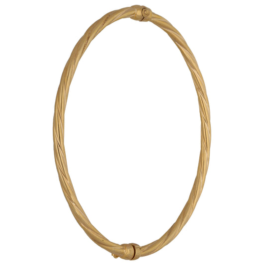 9ct Gold Hinged/Clasp Bangle