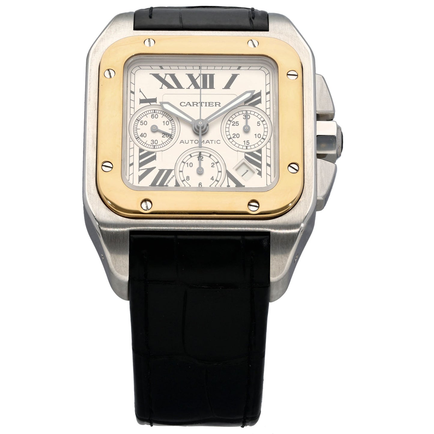 Cartier Santos 100 W20091X7 41mm Stainless Steel Watch