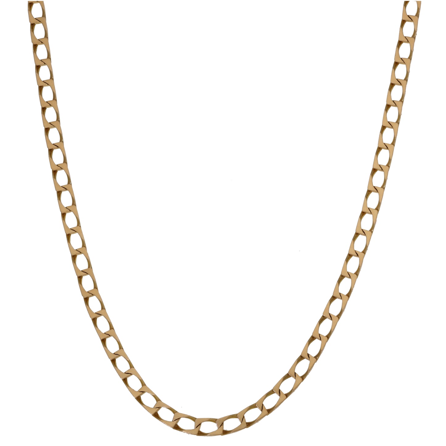9ct Gold Curb Chain 20"