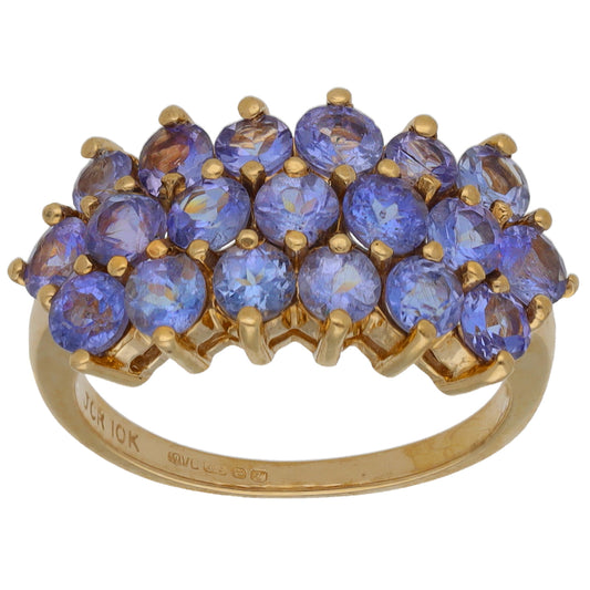 9ct Gold Tanzanite Dress/Cocktail Ring Size K