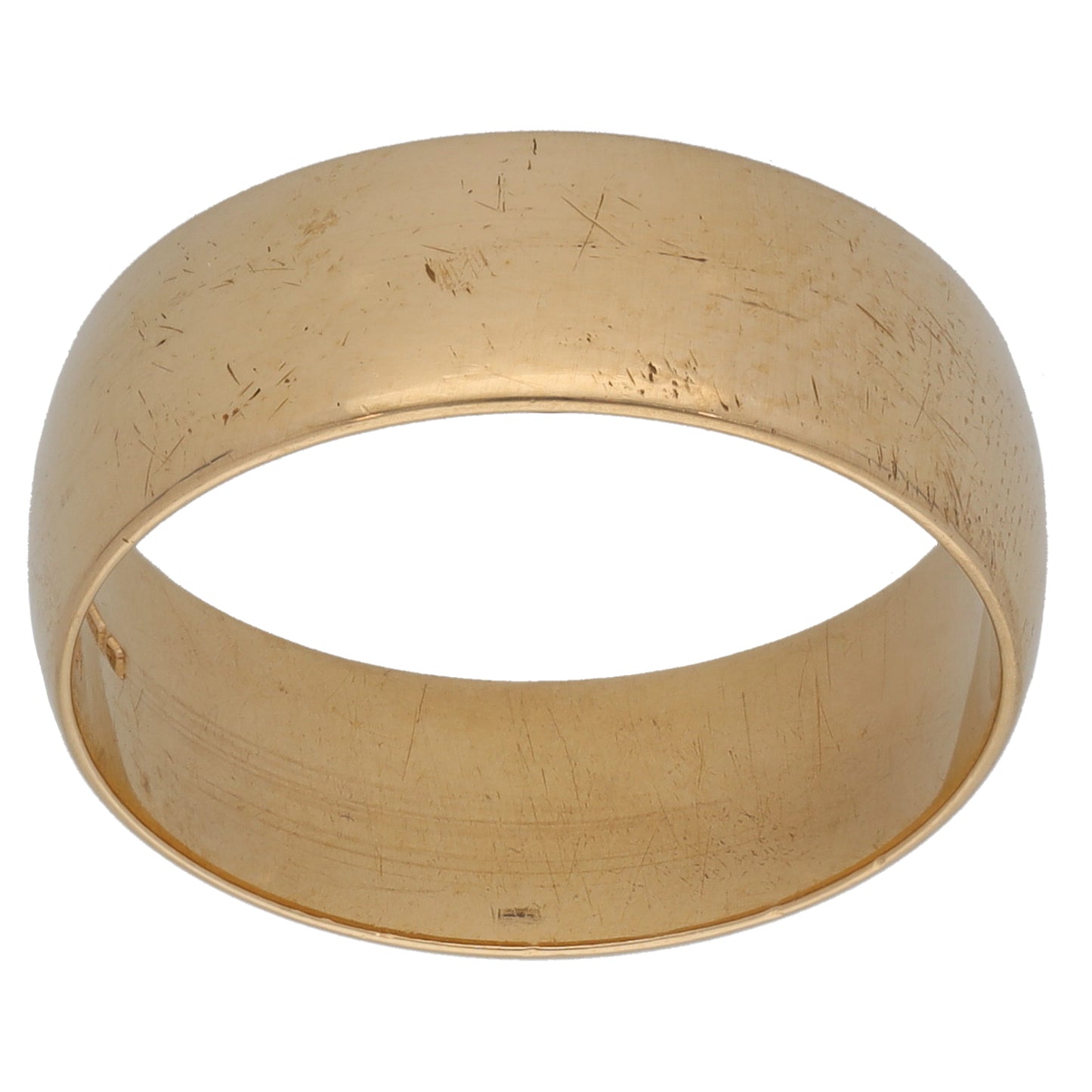 9ct Gold Plain Wedding Ring Size R