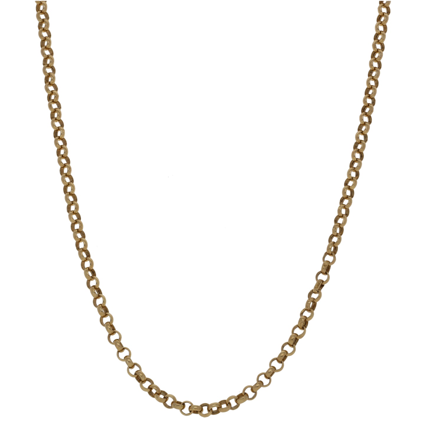 9ct Gold Belcher Chain 18"