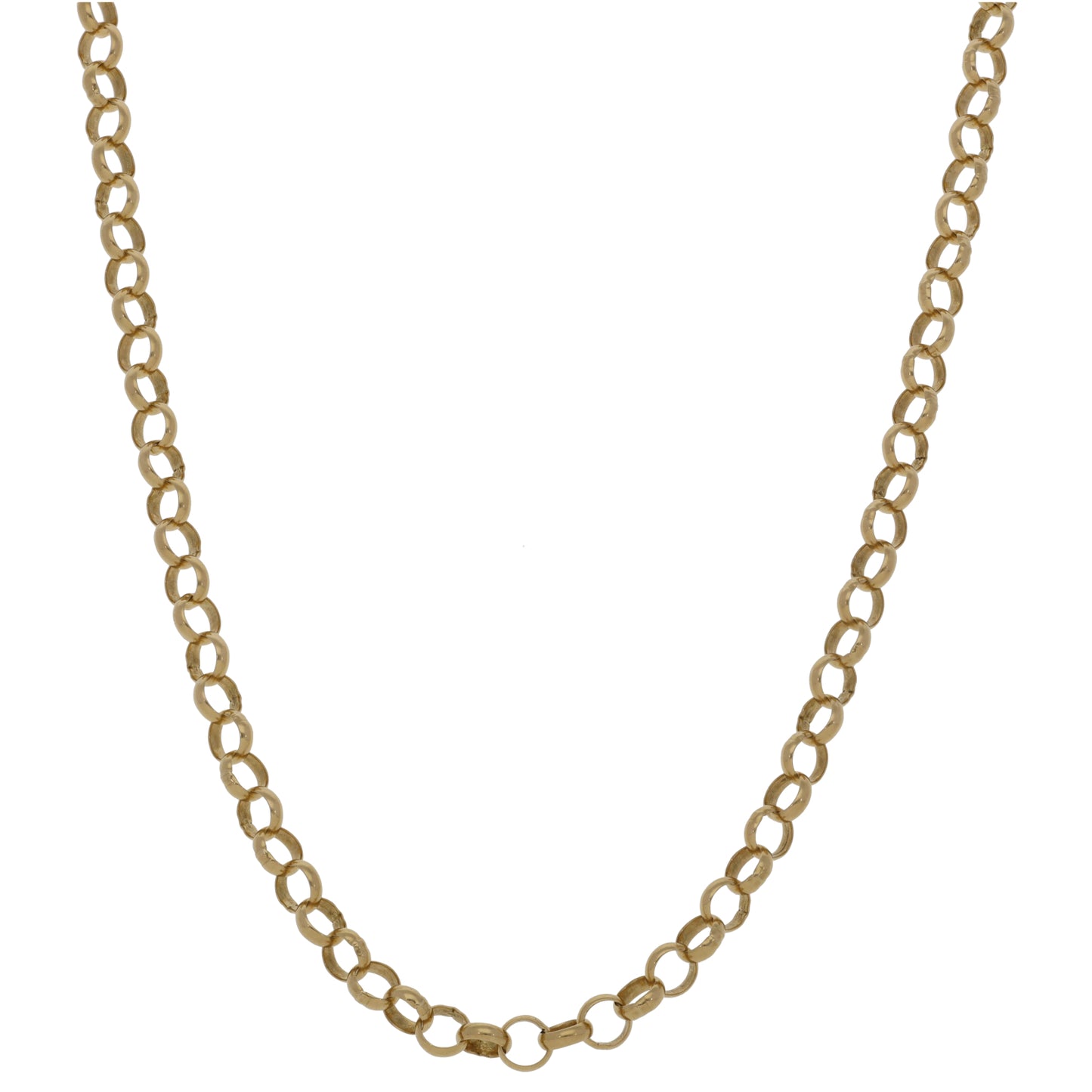 9ct Gold Belcher Chain 18"