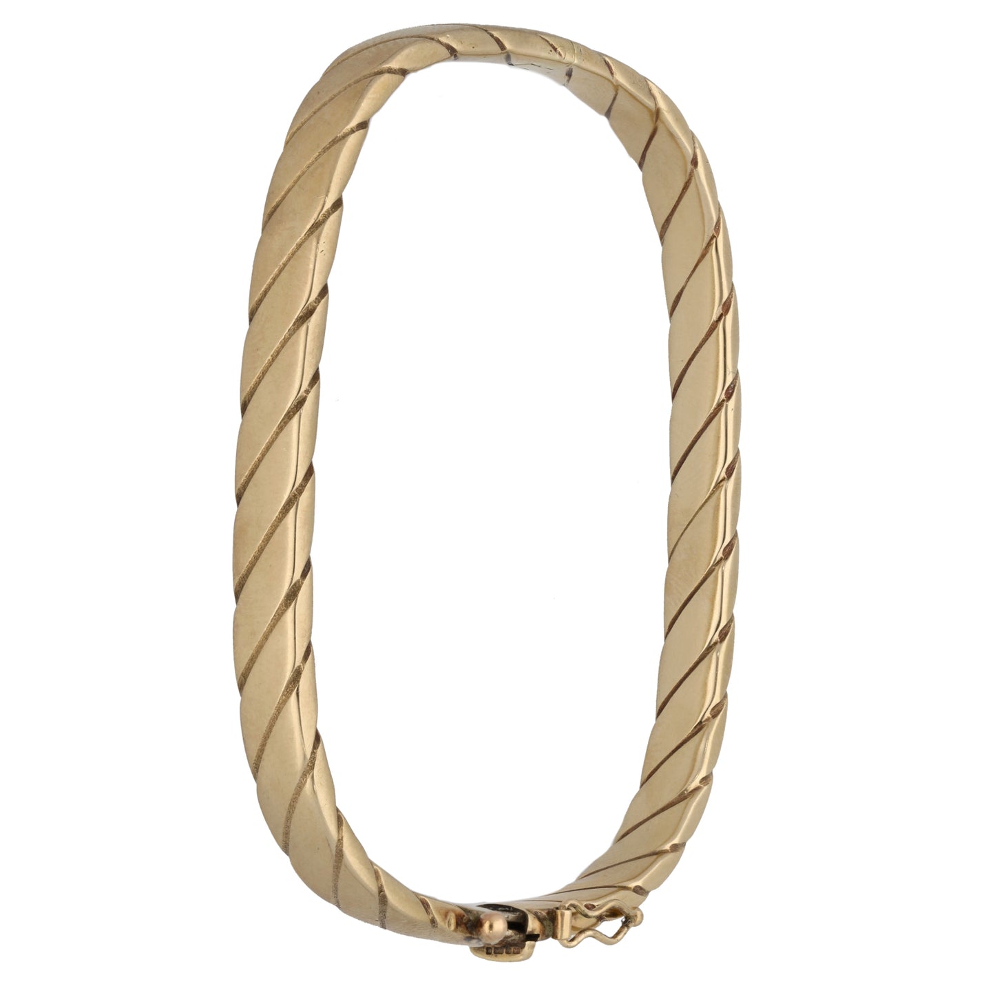 9ct Gold Hinged/Clasp Bangle