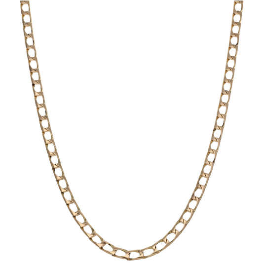 9ct Gold Curb Chain 24"