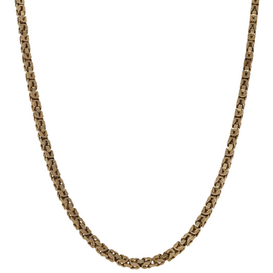 9ct Gold Byzantine Chain 16"
