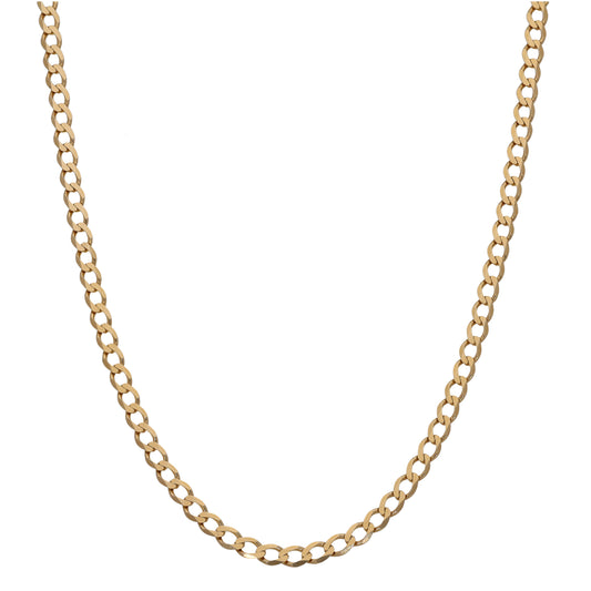 9ct Gold Curb Chain 20"
