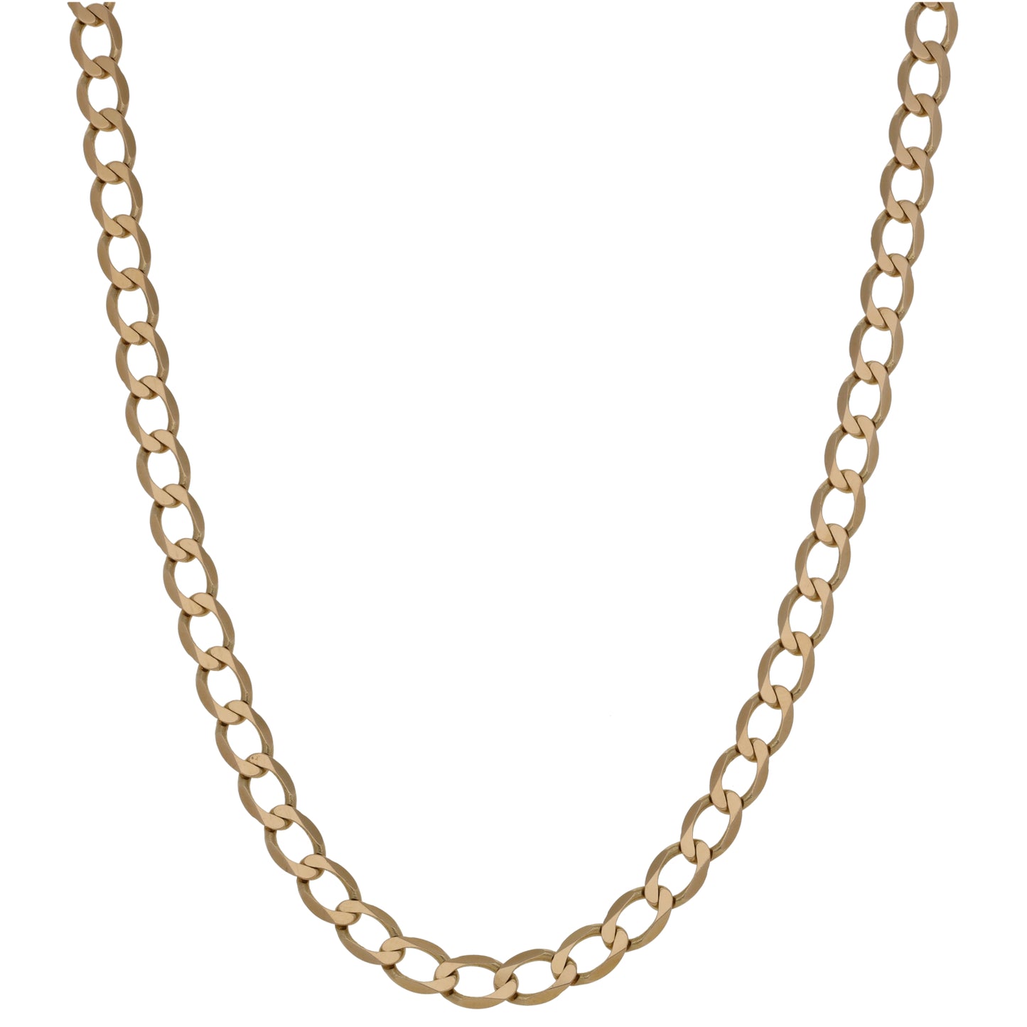 9ct Gold Curb Chain 24"