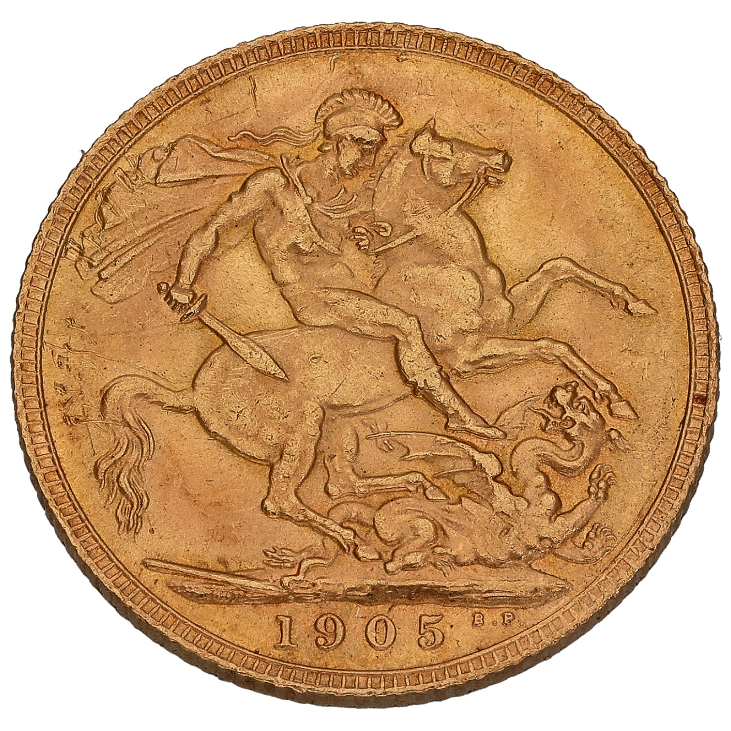 22ct Gold King Edward VII Full Sovereign Coin 1905