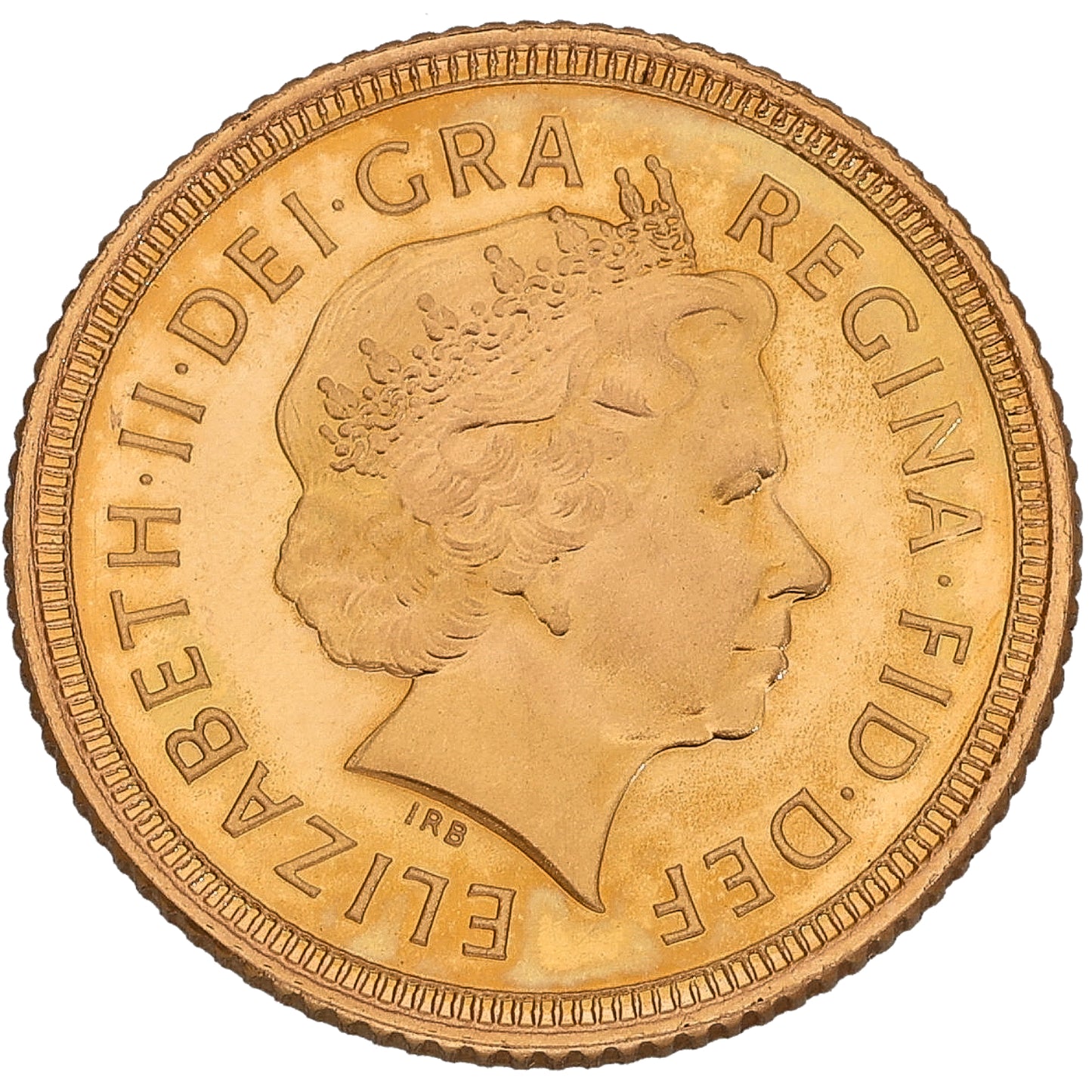 22ct Gold Queen Elizabeth II Half Sovereign Coin 1999
