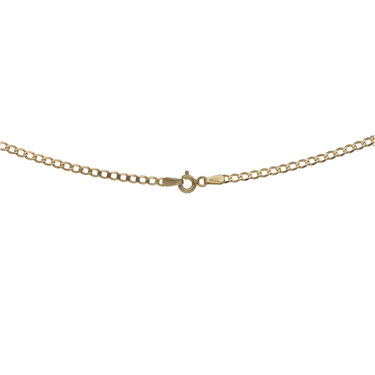 9ct Gold Curb Chain 20"