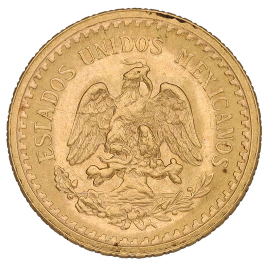 22ct Gold Mexican 2.5 Pesos Coin 1945