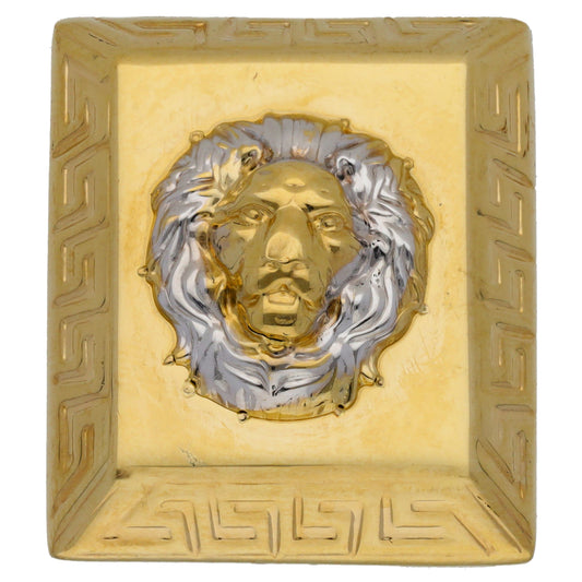 14ct Gold Lion Ring Size U