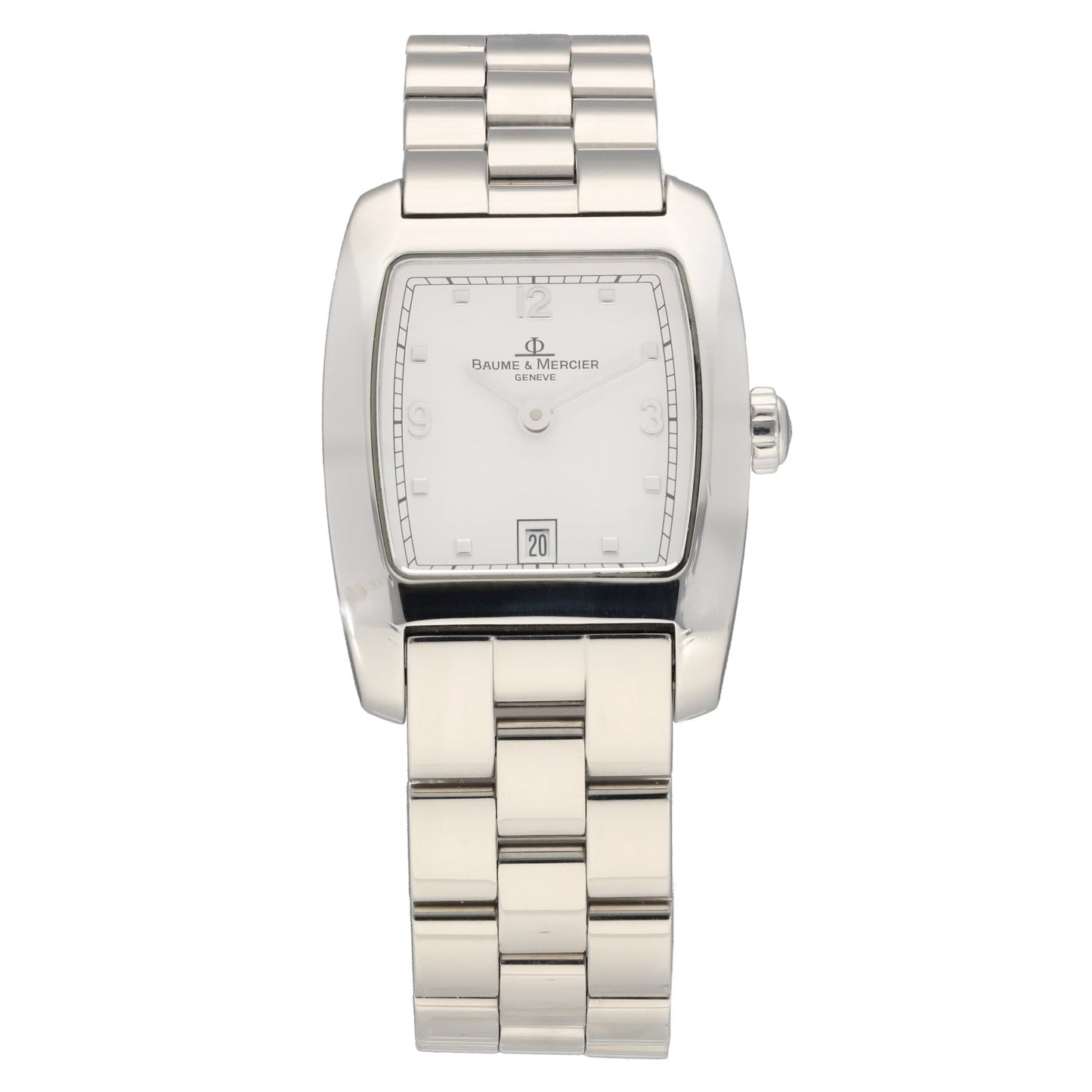 Baume Et Mercier Vintage 2823625 24mm Stainless Steel Ladies Watch