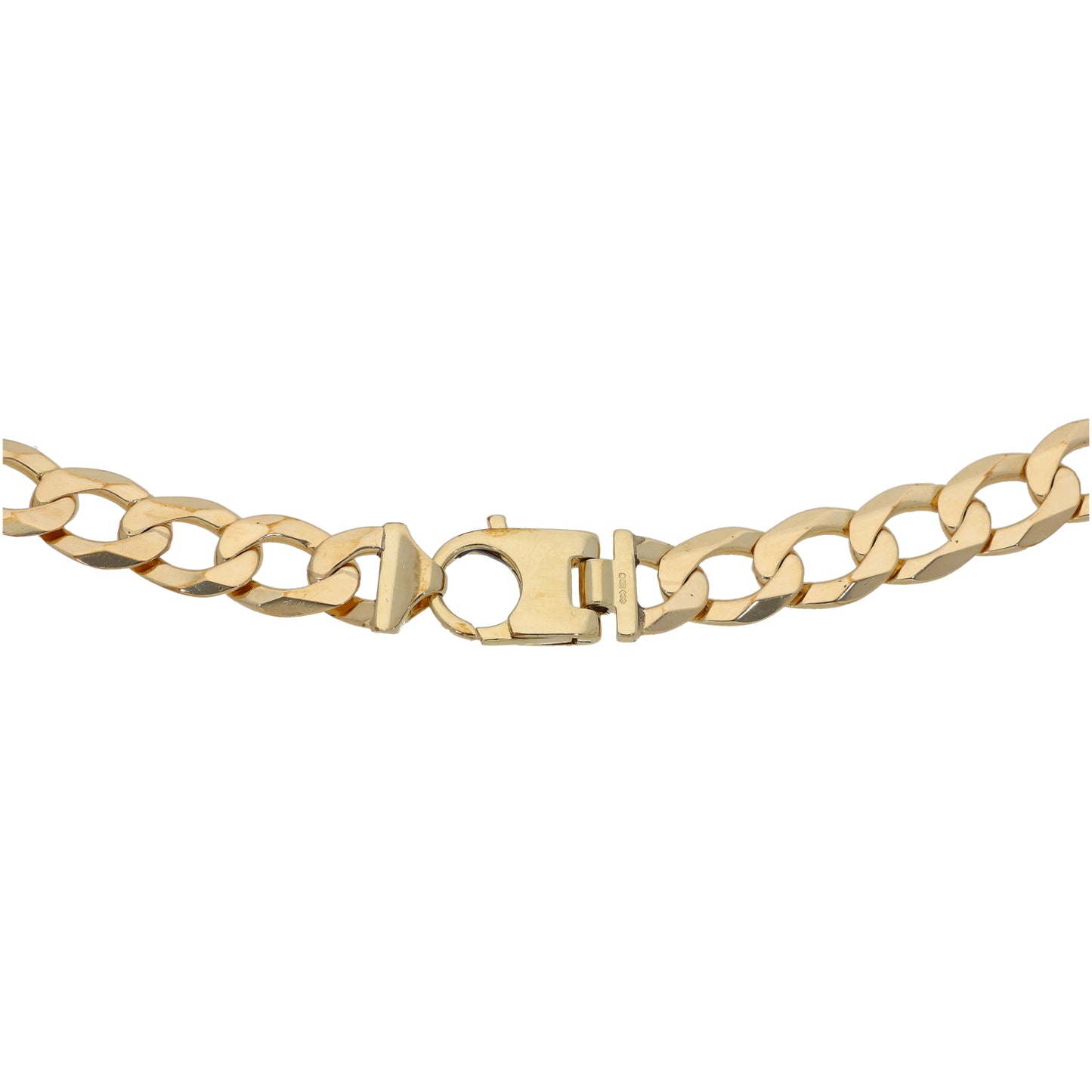 9ct Gold Curb Chain 22"