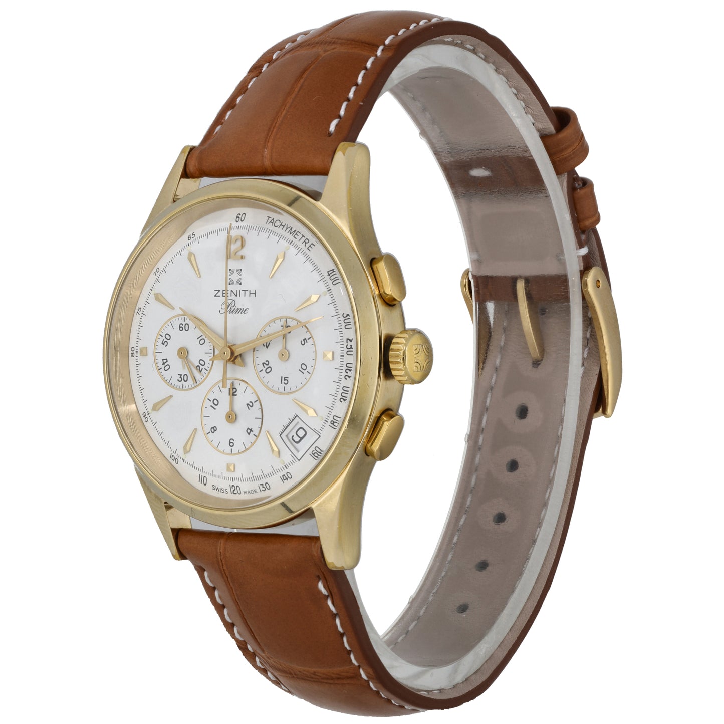Zenith El Primero 20-0010.420 38mm Gold Plated Watch