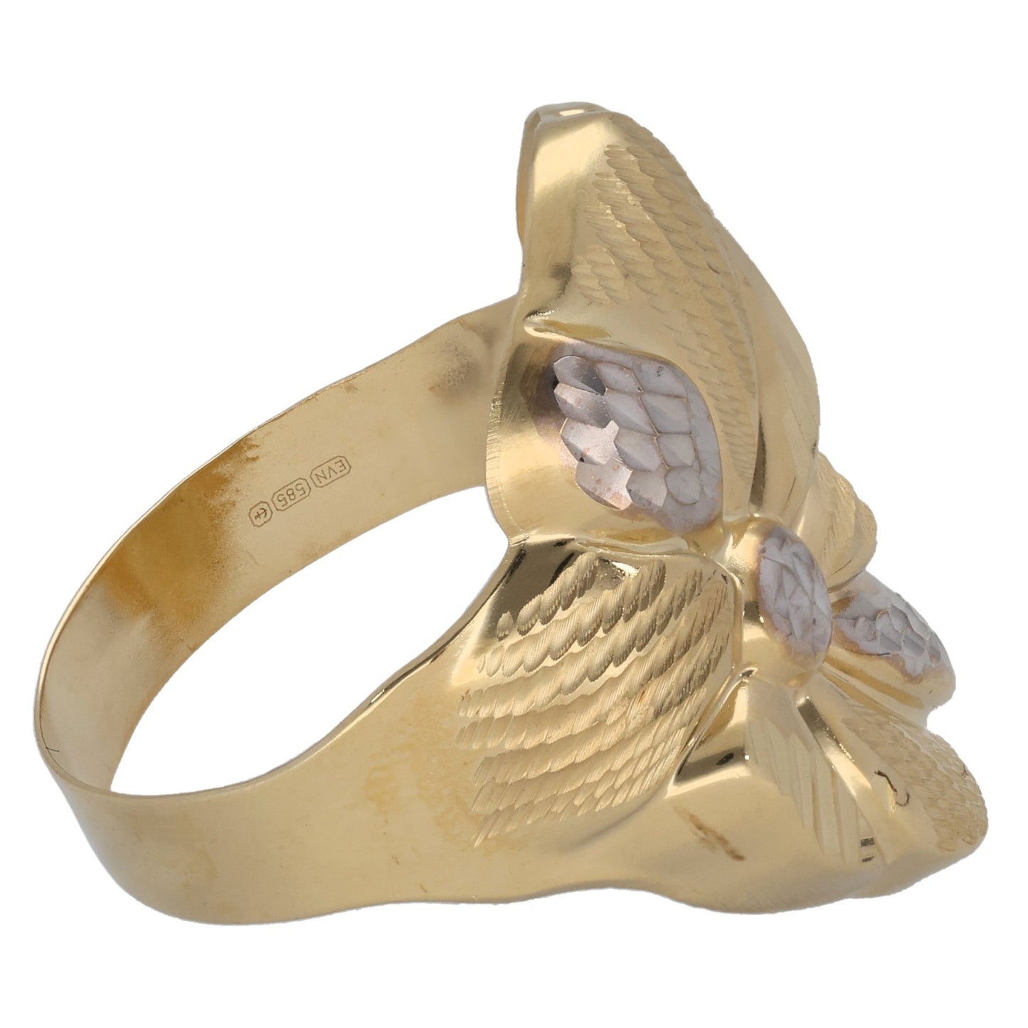 14ct Bicolour Gold Alternative Ring Size T