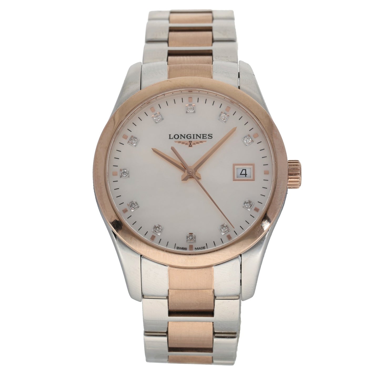 Longines Conquest Classic L2.386.3 34mm Bi-Colour Watch