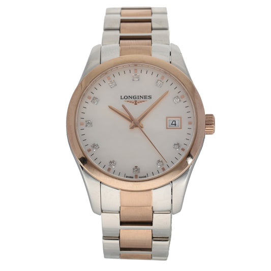 Longines Conquest Classic L2.386.3 34mm Bi-Colour Watch