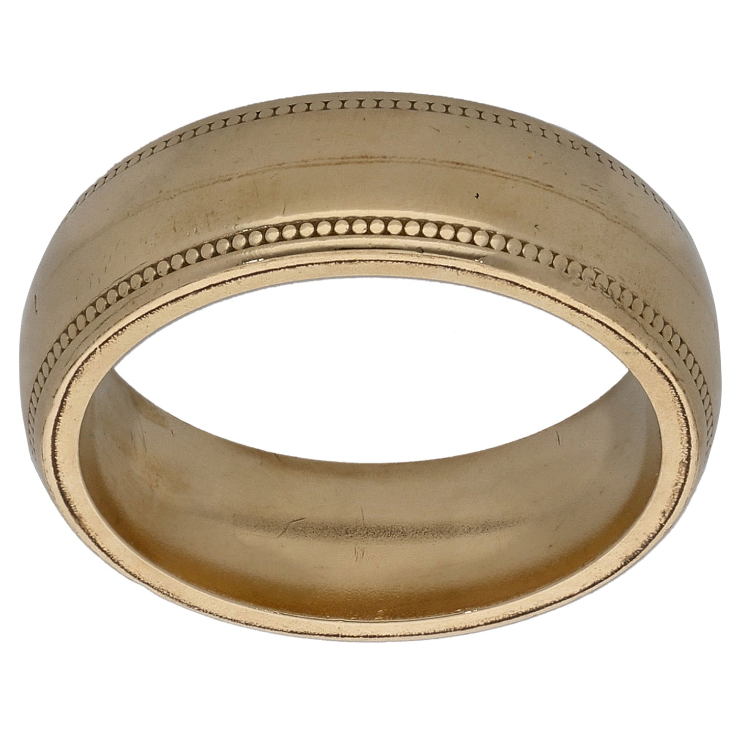 9ct Gold Plain Wedding Ring Size L