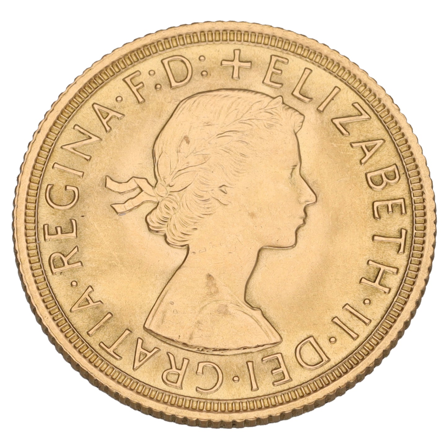 22ct Gold Queen Elizabeth II Full Sovereign Coin 1963